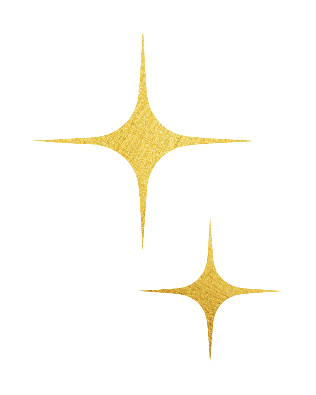 étoiles dorées
